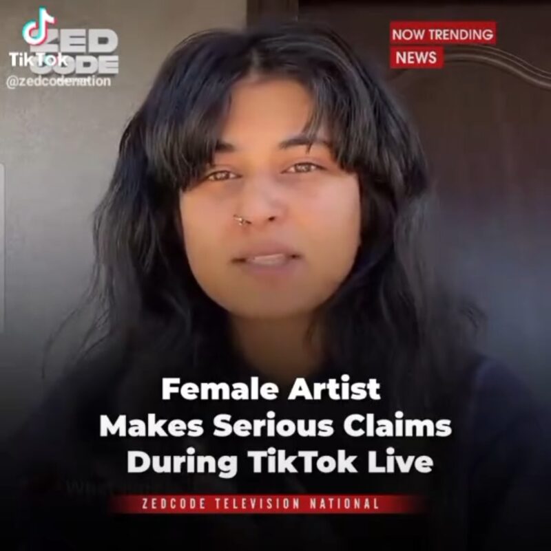 “Chile OAne Paid Me To Have S#X With Him” — A Female Artist Breaks Her Silence (Read)